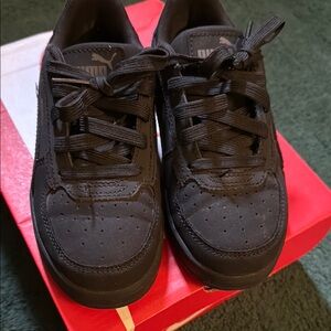 Puma Jet Black Athletic Shoes